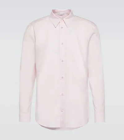 Gabriela Hearst Quevedo Cotton Poplin Shirt In Blush