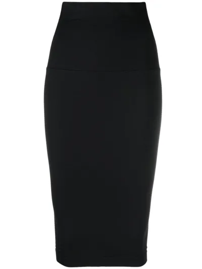 Wolford Enrica Pencil Midi Skirt In Black