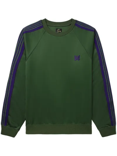 Needles Green Embroidered Sweatshirt