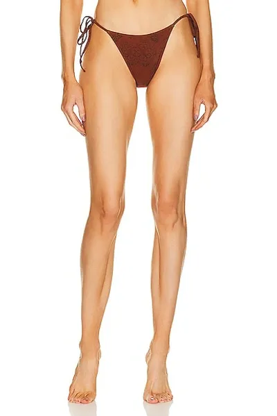 Tropic Of C Praia Bikini Bottom In Henna