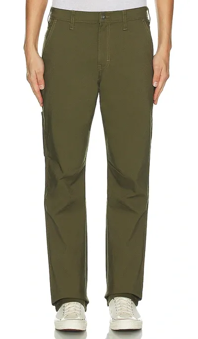 Dickies Flex Duck Carpenter Pant In Military Green