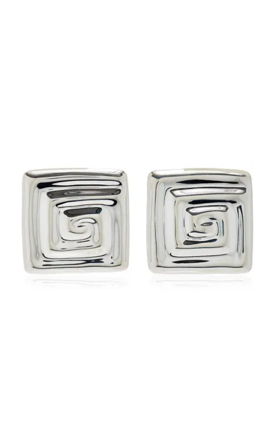 Louis Abel Uzu Square Recycled Sterling Silver Earrings