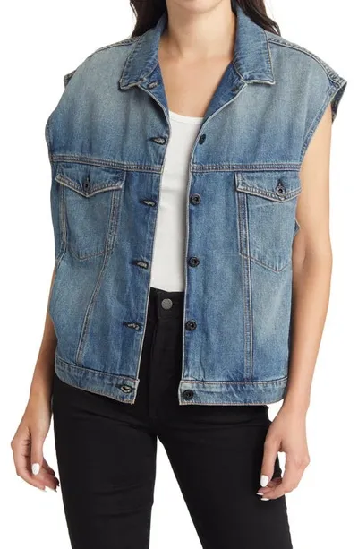 Askk Ny Denim Vest In Bogart