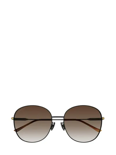 Gucci Eyewear Round In Black