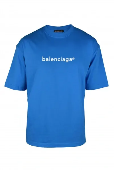 Balenciaga T-shirt In Blue