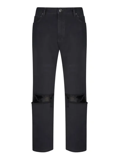 Balenciaga Loose Fit Black Jeans