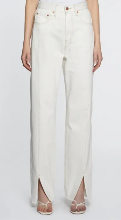 Ksubi Playback Sugar Rush Straight-leg Jeans In White