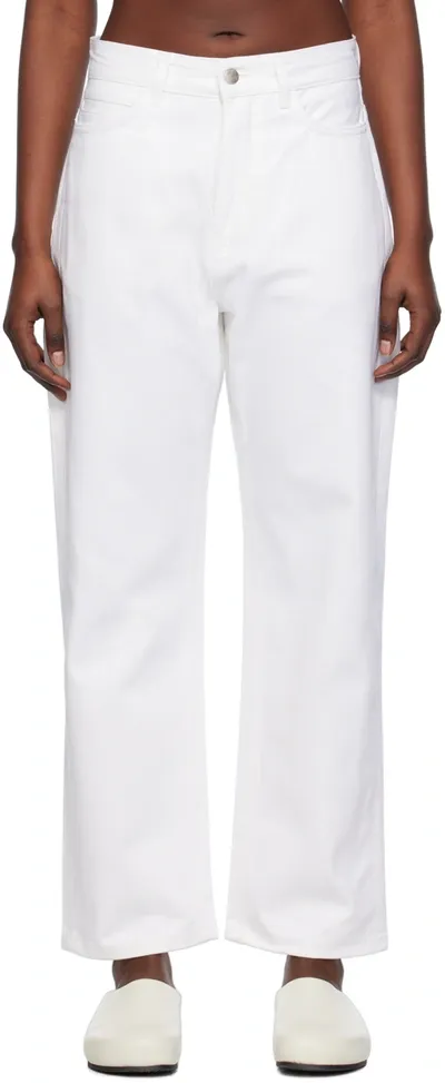 Studio Nicholson White Ruthe Jeans