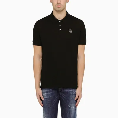 Dsquared2 Polo Shirts In Black