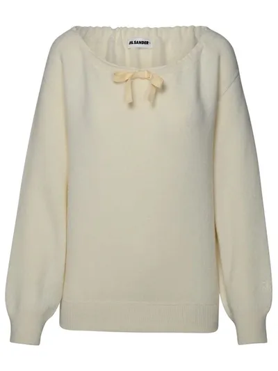 Jil Sander Fiocco Sweatshirt In Neutrals