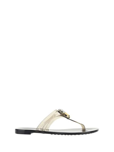 Casadei Queen Bee Beach Sandals In Queen Bee Nero