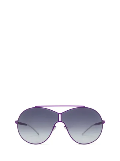 Mykita Studio Shield Frame Sunglasses In Purple