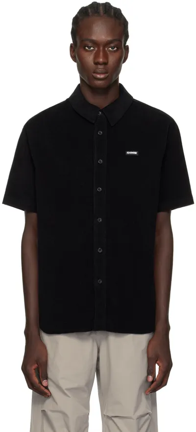 Dime Black Button Shirt