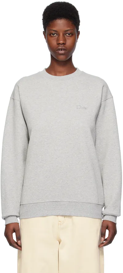 Dime Gray Classic Sweatshirt In Heather Gray