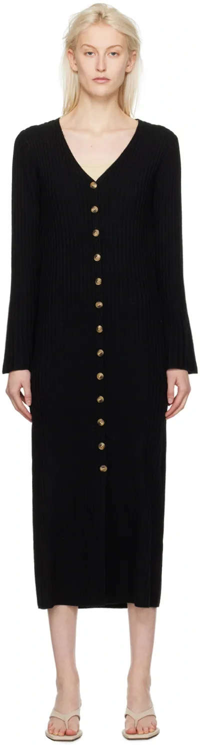 By Malene Birger Black Colea Midi Dress