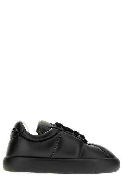 Marni Padded Low-top Sneakers In Black