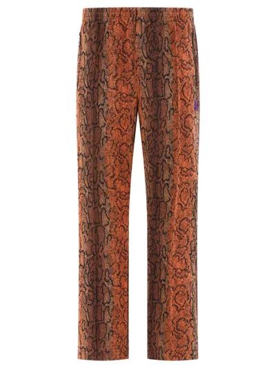 Needles Track Trousers In Orange