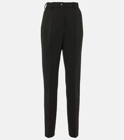 Dolce & Gabbana High-rise Leggings In Black