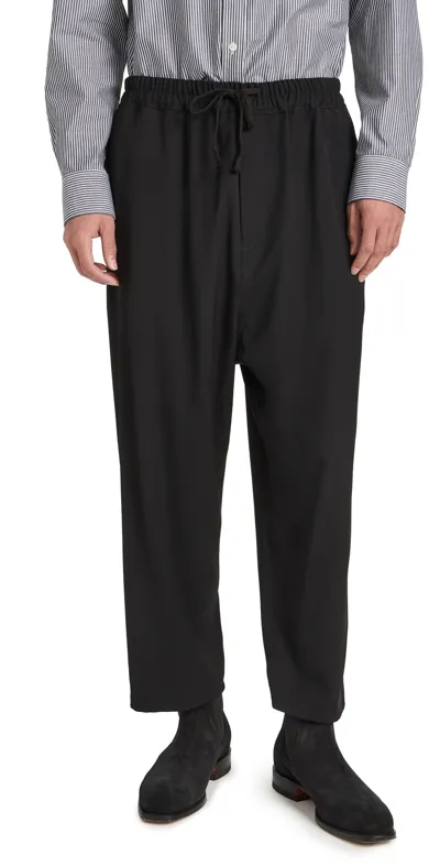 Nili Lotan Black Walker Trousers