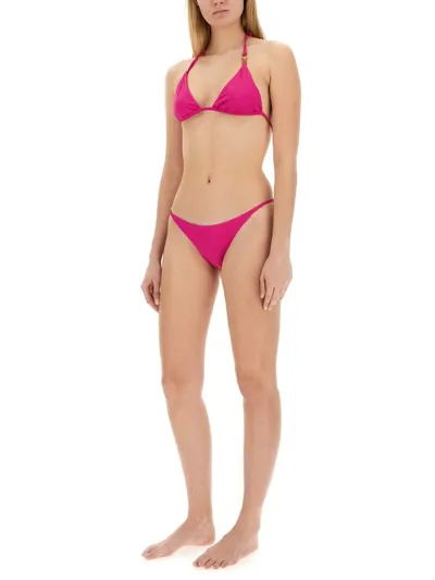 Versace Medusa Detailed Bikini Briefs In Pink