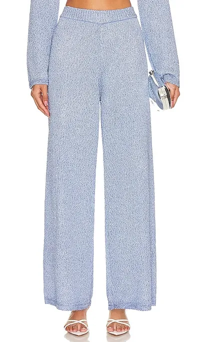 Simkhai Orissa Straight Leg Pant In Baby Blue