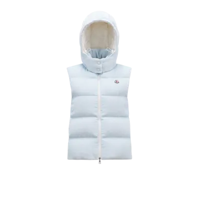 Moncler Collection Agelao Down Vest Blue