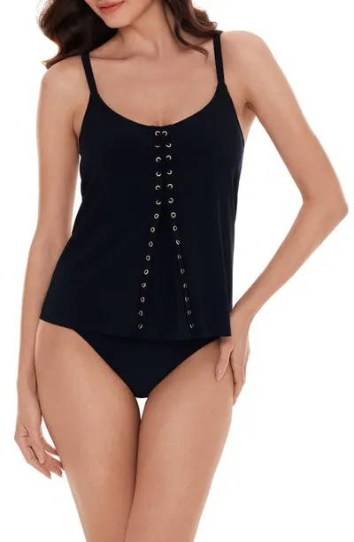 Magicsuit Hoops Oriona Gromment Underwire Tankini In Black