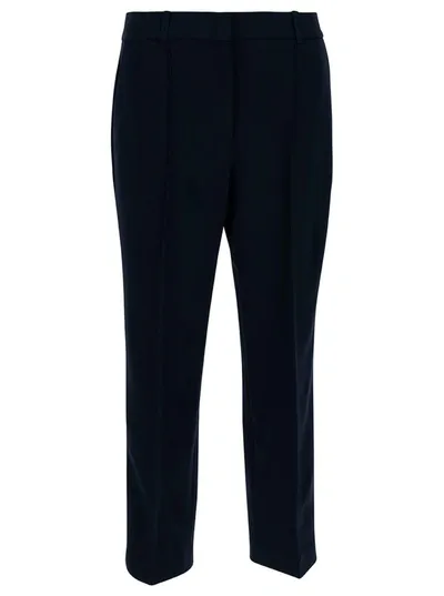 Michael Michael Kors Slim Crop Pant In Blu