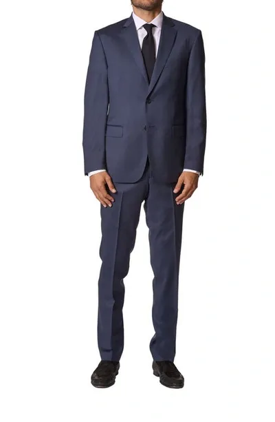 Jb Britches Sartorial Classic Fit Stretch Wool Suit In Navy