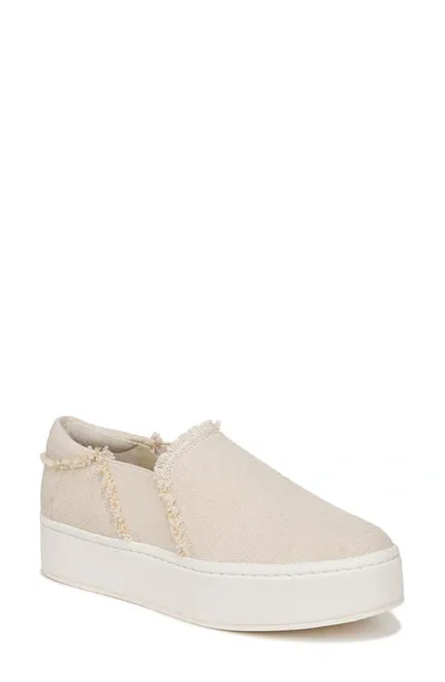 Vince Warren Fray Slip-on Platform Sneakers In Moonlight