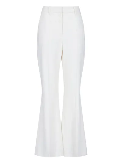 Balmain Bootcut Pants In White