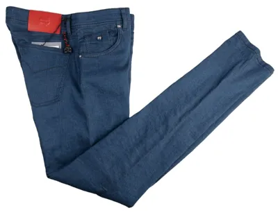 Pre-owned Marco Pescarolo Jeans Leinen Baumwolle Ea Grösse 32 Us 48 Eu Pjsx22 In Blau