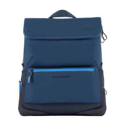 Pre-owned Piquadro Original  Rucksack Corner 2.0 Unisex Blau Wandelbare - Ca5855c2o-blu In Multicolor