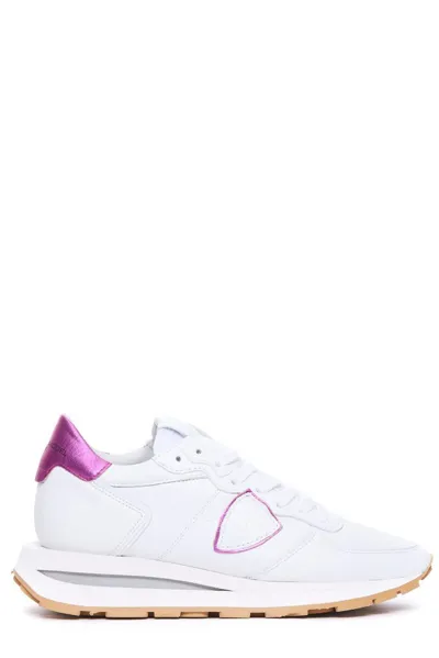 Philippe Model Paris Tropez Haute Lace-up Sneakers In White