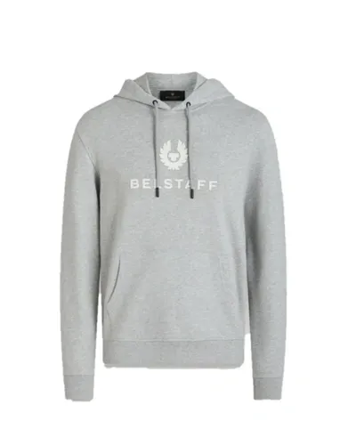 Pre-owned Belstaff Signature Hoodie Alt Silber In Grau