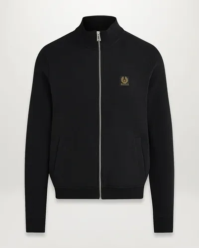 Pre-owned Belstaff Full Zip Sweatshirt Schwarz