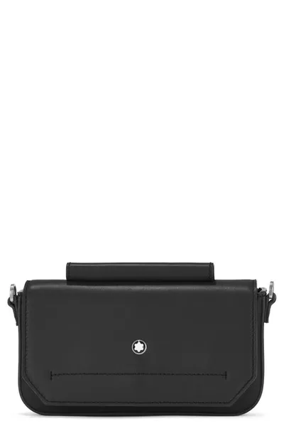 Montblanc Meisterstück Selection Soft Leather Mini Bag In Black