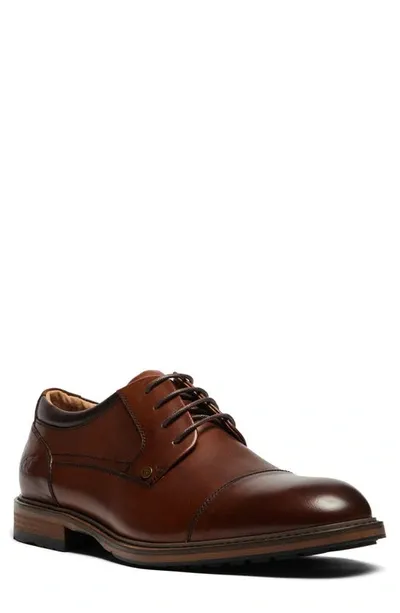 Rodd & Gunn Men's Darfield Leather Derby Shoes In Amaretto