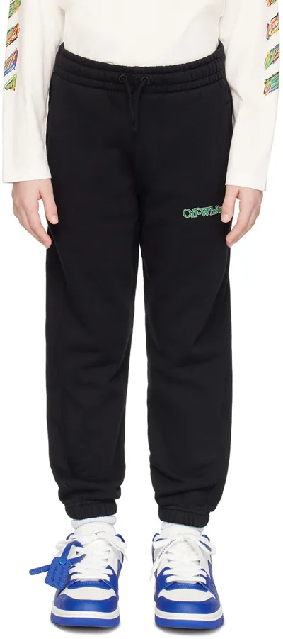 Off-white Kids Black Big Bookish Sweatpants