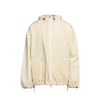 Jil Sander Hooded Jacket In Yellow