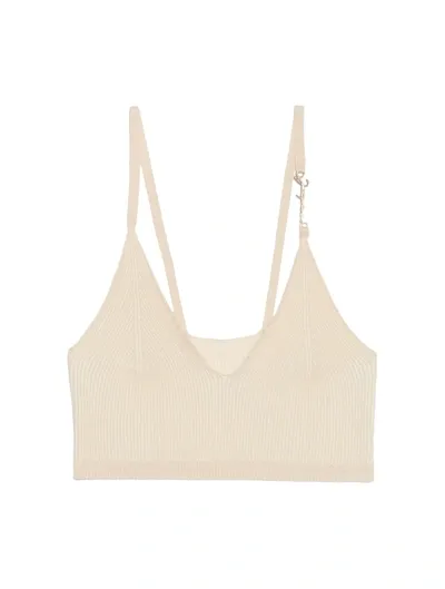 Jacquemus Le Bandeau Pralu In Nude & Neutrals