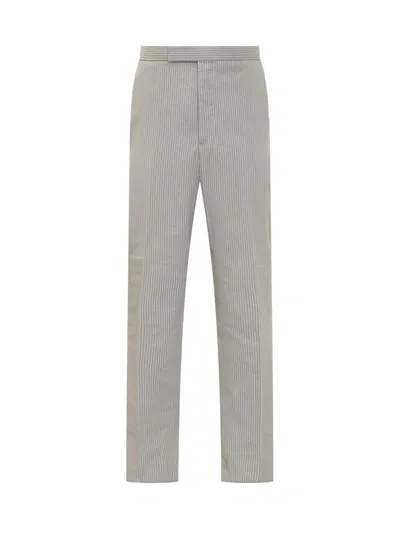 Thom Browne Low Rise Trouser In Grey