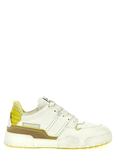 Marant Classic Stadium Sneakers Yellow In White