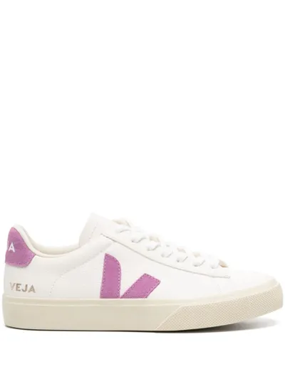 Veja Campo Chrome Free Leather In Purple Suede