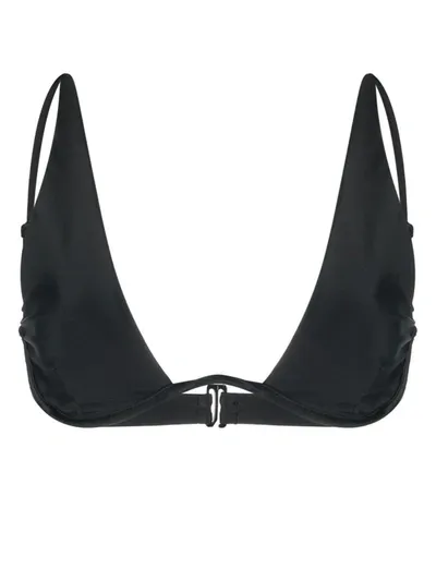 Jade Swim Paloma Bikini Top In Black