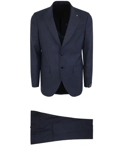 Latorre Two Buttons Suit Clothing In Blue