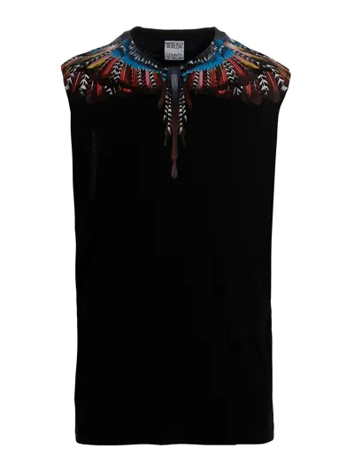 Marcelo Burlon County Of Milan Tank Top Grizzly Wings In Black