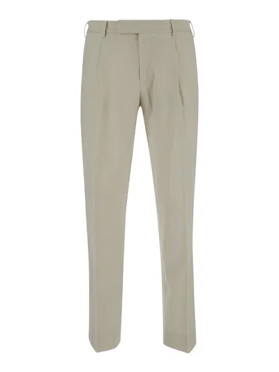 Pt Torino Undici Stretch Trousers In White