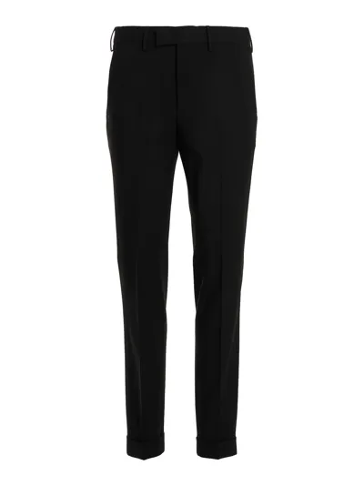 Pt Torino Master Trousers In Black