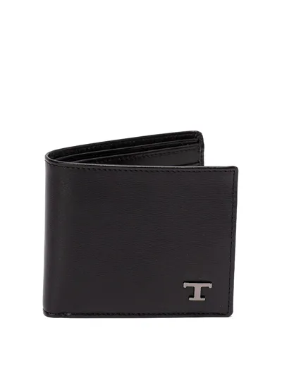 Tod's Leather Wallet In Black